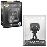 Black Panther #06 Die-Cast Funko Pop! shown in box and out of box, front view