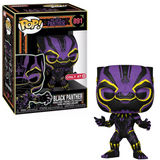 Black Panther #891 Marvel Funko Pop Black Light Target Exclusive in box and out of box