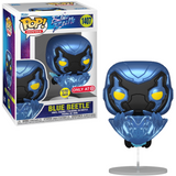 Blue Beetle #1407 DC Blue Beetle GITD Target Exclusive Funko Pop vinyl figure in box and out of box