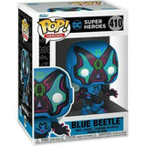 Blue Beetle #410 Funko Pop DC Heroes Día de Muertos — in retail window box