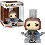 Bo-Katan Kryze On The Throne #669 Star Wars Mandalorian 6 inch Funko Pop! in box and out of box