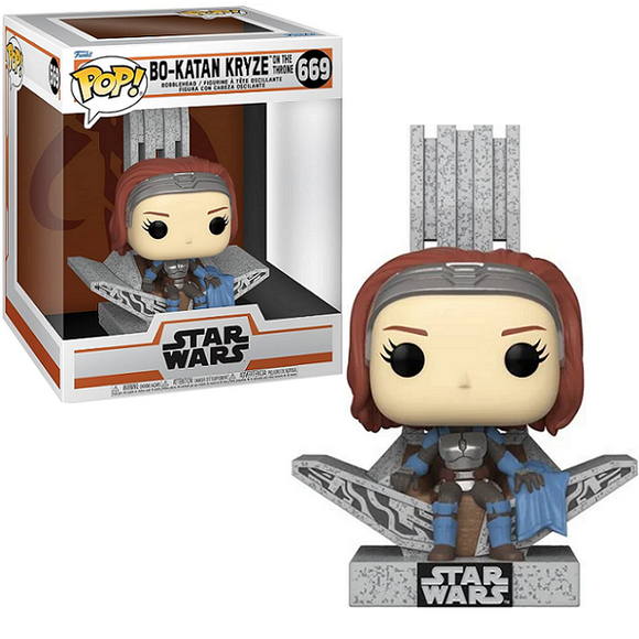 Bo-Katan Kryze On The Throne #669 - Mandalorian Funko Pop! Deluxe