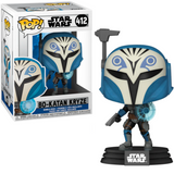 Bo-Katan Kryze #412 Star Wars Clone Wars Funko Pop! in box and out of box