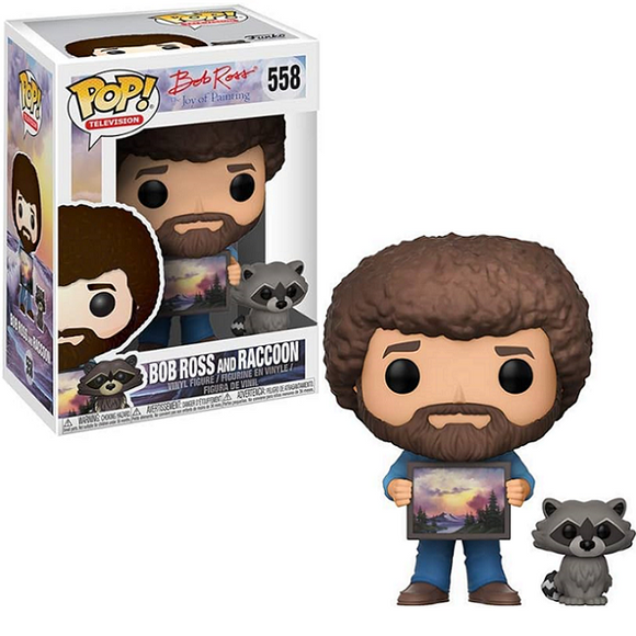 Bob Ross and Raccoon #558 - Joy of Painting Funko Pop! TV