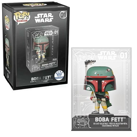 Boba Fett #01 - Star Wars Funko Pop! Die-Cast [Sealed Funko Exclusive]