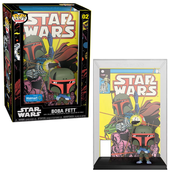 Boba Fett #02 Star Wars Comic Cover Funko Pop in box and out of box