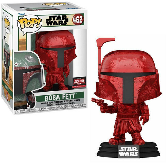 Boba Fett #462 - Star Wars Funko Pop! [Red Chrome TargetCon Exclusive]