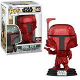 Boba Fett Red Chrome #462 Star Wars Funko Pop TargetCon Exclusive figure in box and out of box