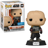 Boba Fett #490 Star Wars Funko Pop Walmart Exclusive figure in box and out of box holding blaster
