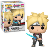 Boruto with Chakra Blade #1383 Boruto Funko Pop AAA Anime Exclusive vinyl figure in box and out of box