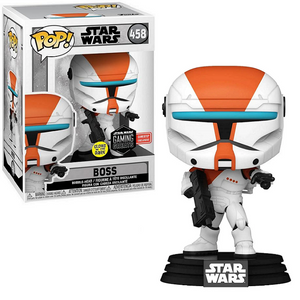 Boss #458 - Star Wars Funko Pop! [Gitd GameStop Exclusive]