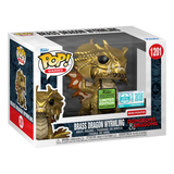 Brass Dragon Wyrmling #1201 D&D Funko Pop! 2026 Spring Convention Exclusive LE 8000 Pcs shown in box