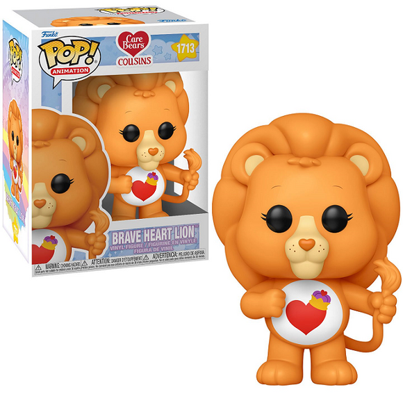 Brave Heart Lion #1713 - Care Bear Cousins Funko Pop! Animation [90'S Capsule Series]