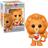 Brave Heart Lion #1713 Care Bear Cousins Funko Pop 90’s Capsule Series shown in and out of the box.