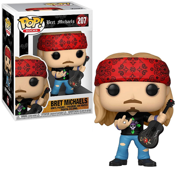 Bret Michaels #207 - Bret Michaels Funko Pop! Rocks