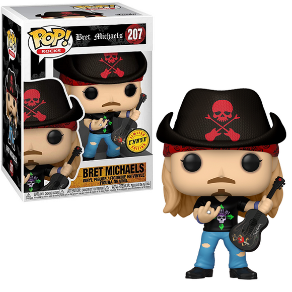 Bret Michaels #207 - Bret Michaels Funko Pop! Rocks [Chase Version]