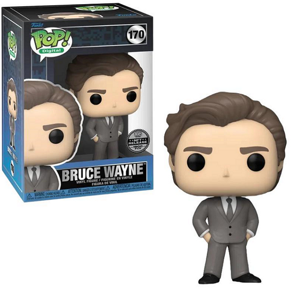 Bruce Wayne #170 Batman The Dark Knight Funko Pop — Digital Release LE 1900, in box and out of box