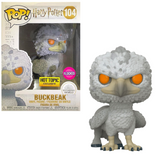 Buckbeak #104 Harry Potter Orange Eyes Flocked Hot Topic Exclusive Funko Pop! in and out of box