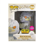 Buckbeak #104 Harry Potter Orange Eyes Flocked Hot Topic Exclusive Funko Pop! in box