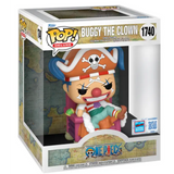 Buggy the Clown #1740 One Piece Deluxe Funko Pop 2024 NYCC Official Sticker figure in box