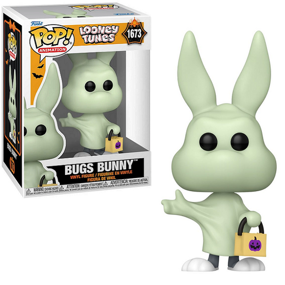 Bugs Bunny (Ghost) #1673 - Looney Tunes Halloween Funko Pop! Animation