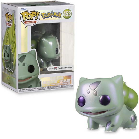 Bulbasaur #453 - Pokemon Funko Pop! Games [Pearlescent Pokemon Center Exclusive]