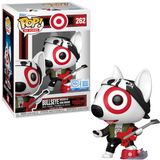 Bullseye Dressed as Eddie Munson #262 Stranger Things Target mascot crossover Funko Pop Target Exclusive in box and out of box