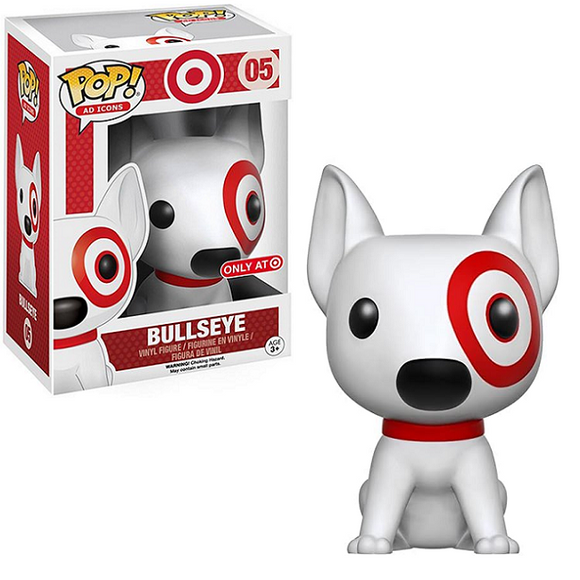 Bullseye #05 - Target Funko Pop! Ad Icon [Red Collar Target Exclusive]