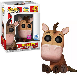 Bullseye #520 - Toy Story 4 Funko Pop! [Flocked Limited Edition]