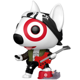 Bullseye Dressed as Eddie Munson #262 Stranger Things Target mascot crossover Funko Pop Target Exclusive out of box