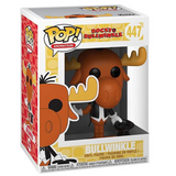 Bullwinkle Magician #447 Rocky and Bullwinkle Funko Pop figure in box with magician outfit and hat