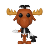 Bullwinkle Magician #447 Rocky and Bullwinkle Funko Pop figure out of box with tuxedo and top hat