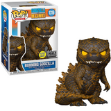Burning Godzilla #1316 Funko Pop shown in box and out of box