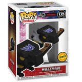 Buzzsaw #135 Transformers G1 40th Funko Pop Chase inside the box.
