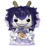 Caesar Clown #1584 One Piece Funko Pop! Animation 2024 Entertainment Expo Shared Exclusive figure standing out of box.