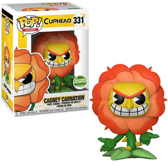 Cagney Carnation #331 - Cuphead Funko Pop! Games [2018 Spring Convention Exclusive]