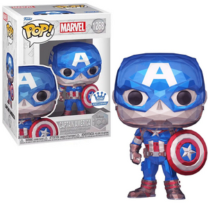 Captain America #1268 - Marvel Funko Pop! [Facet Funko Exclusive]