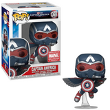 Captain America #1369 Marvel Brave New World Funko Pop Marvel Collector Corps Exclusive figure in box and out of box
