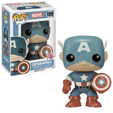 Captain America #159 Funko Pop shown in box and out of box