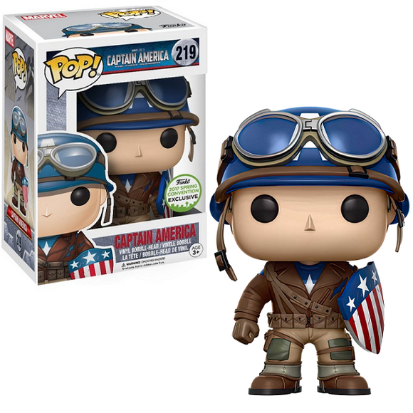 Captain America #219 - Captain America Funko Pop! [2017 Spring Convention Exclusive]