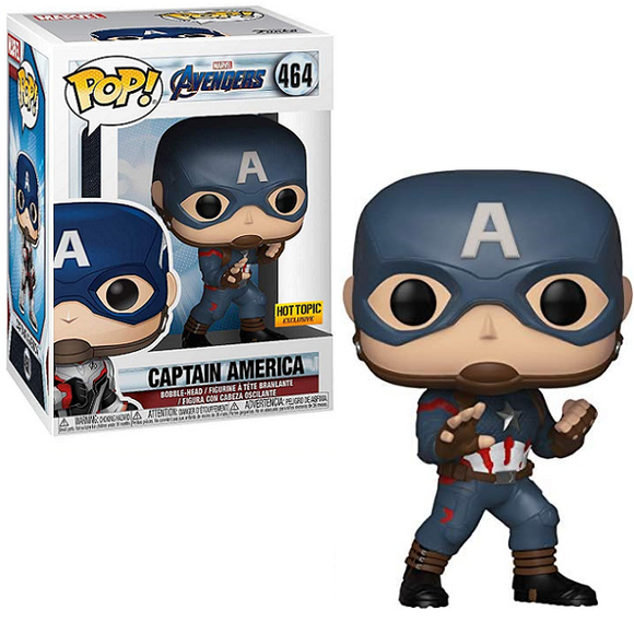 Captain America #464 - Avengers Endgame Funko Pop! [Hot Topic Exclusive]