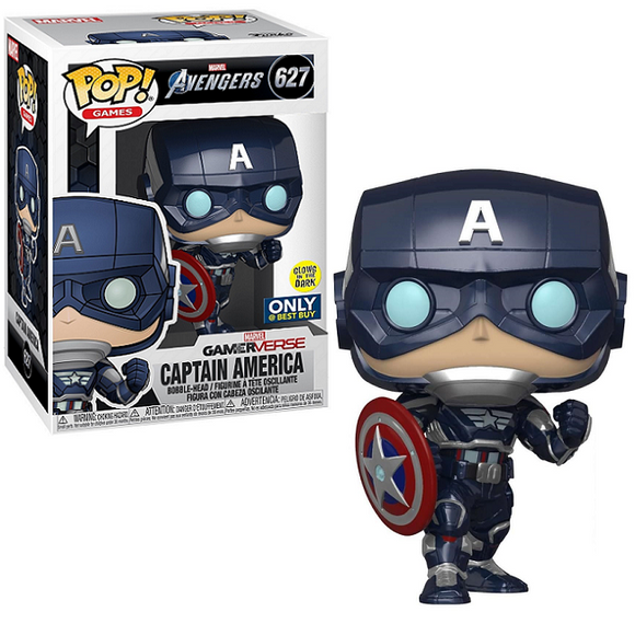 Captain America #627 – Avengers Gamerverse Funko Pop! Games [Gitd Best Buy Exclusive]