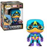 Captain America #648 Marvel Black Light Special Edition Funko Pop in and out of box