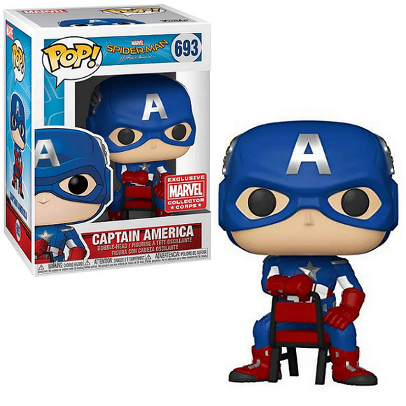 Captain America #693 – Spider-Man Homecoming Funko Pop! [Marvel Collector Corps Exclusive]