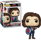 Captain Carter #1033 Funko Pop Doctor Strange Multiverse of Madness figure in box and out of box