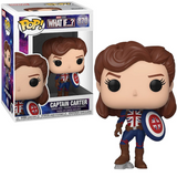 Captain Carter #870 Marvel What If Funko Pop in box and out of box