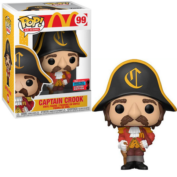 Captain Crook #99 McDonald’s Funko Pop! in box and out of box