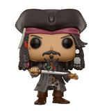 Captain Jack Sparrow #273 Funko Pop figure shown out of the box, front view