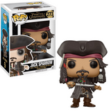 Captain Jack Sparrow #273 Funko Pop shown in-box and out-of-box, front view