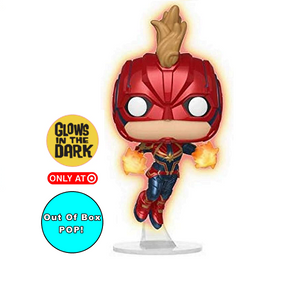 Captain Marvel # 433 [OOB] – Captain Marvel Funko Pop! [GITD Target Exclusive]